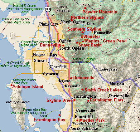 Ogden Trail Map 