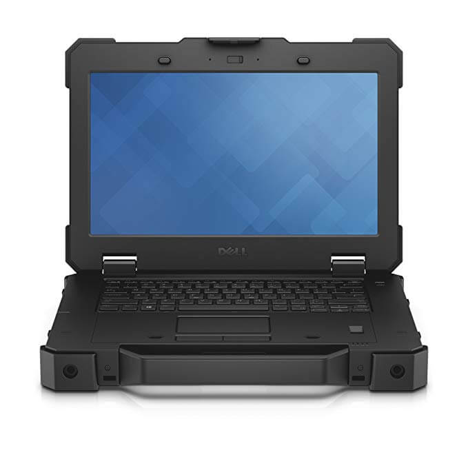 Dell's pioneer of its rugged laptop models it the Dell Latitude Rugged Laptop. This rugged laptop meets all modern day military standards making it water proof, crushproof. Able to withstand vibrations and extreme temperature changes. With its I7 and 8GB of Ram with a solid state hard drive this and touchscreen this computer has plenty of power and only weighs 4 pounds. Very versatile and powerful rugged laptop.