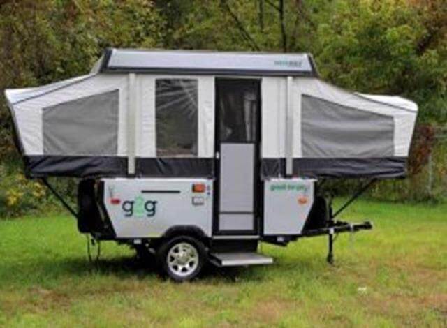 If you own a small vehicle and looking at buying an RV than consider a small popup tent trailer. They are small, lightweight, easy to transport, include all the basics and great for the whole family to enjoy the outdoors. Camping in a small popup trailer allows you to experience the RV life without the big price tag of a 5th wheel or Class C RV. Pop up tent campers are a great beginning RV, and really friendly on the wallet as well as gas tank. Pull them with a small sedan or SUV. Small popup tent trailers are great for roadtrips, traveling to Glacier National Park or even free camping in Telluride. When buying an RV consider small pop up tent trailer.