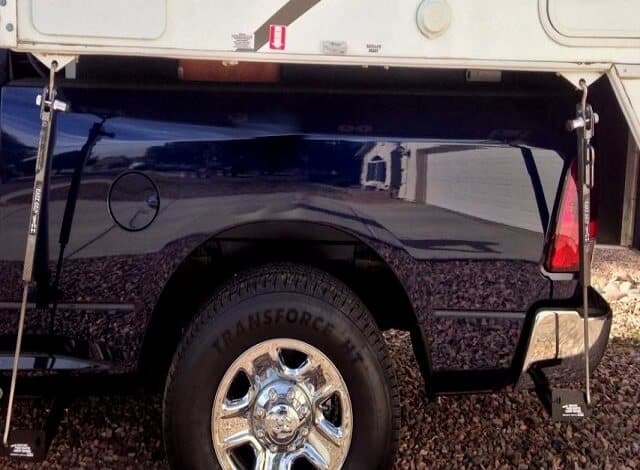 UNDER $50 Frame Mounted Truck Camper Tie Downs Outdoor Adventure RV Travel Blog AOWANDERS Travel Blog