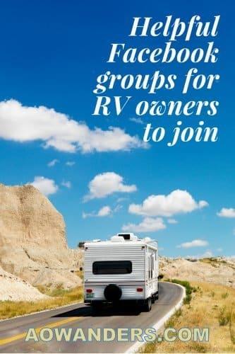 Helpful Facebook Groups for RV Owners ~ AOWANDERS.png