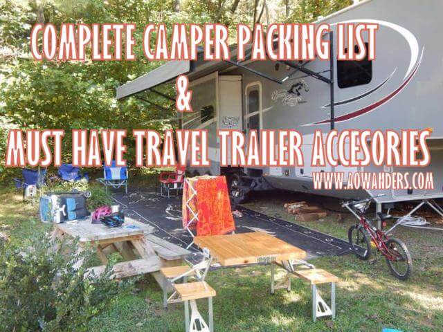 Just Bought A Travel Trailer What Do I Need? Complete Camper Must Haves &  Essential RV Accessories Guide! ~ AOWANDERS