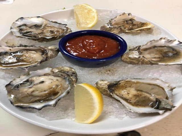 Even in land locked Idaho you can still can get this amazingly fresh oyster appetizer.