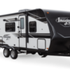 Grand Design Image is a 17 foot small towable travel trailer with a full kitchen, bedroom and bathroom floorplan. That includes high end camper amenities and accessories.