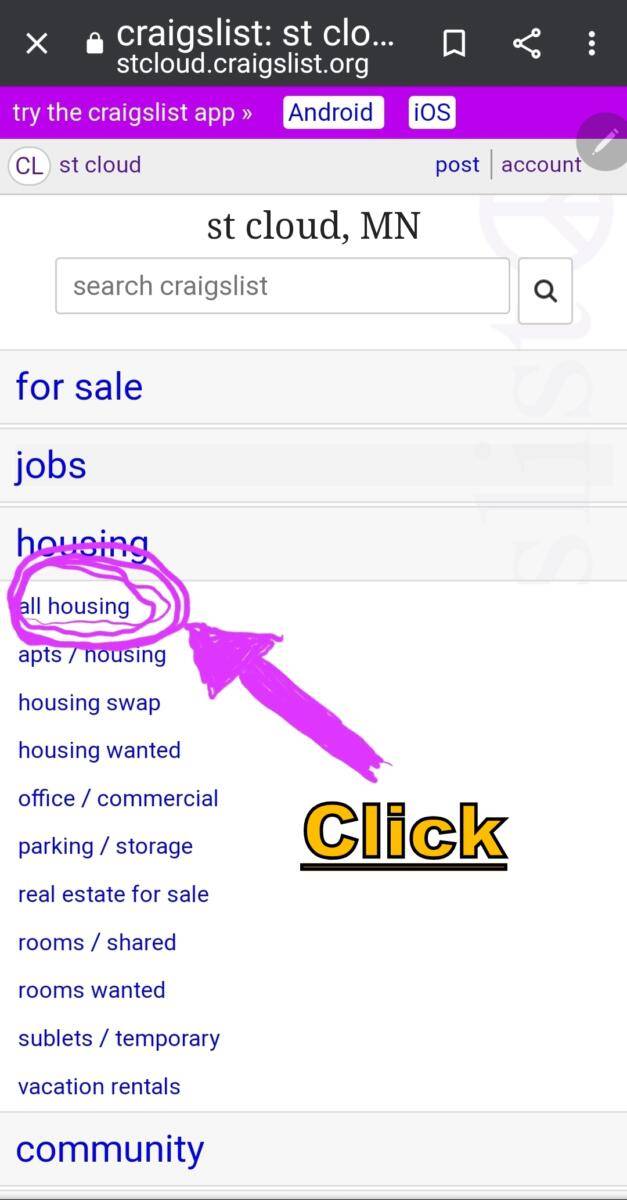 How I use Craigslist to search the housing section to find affordable private RV lots with full hookups for rent.