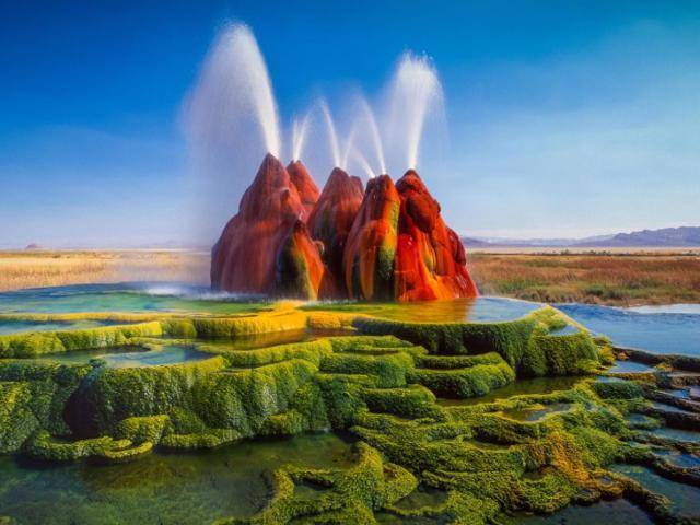 Minnesota camping destinations don't come with area attractions like the beautiful fly geyser found out West.