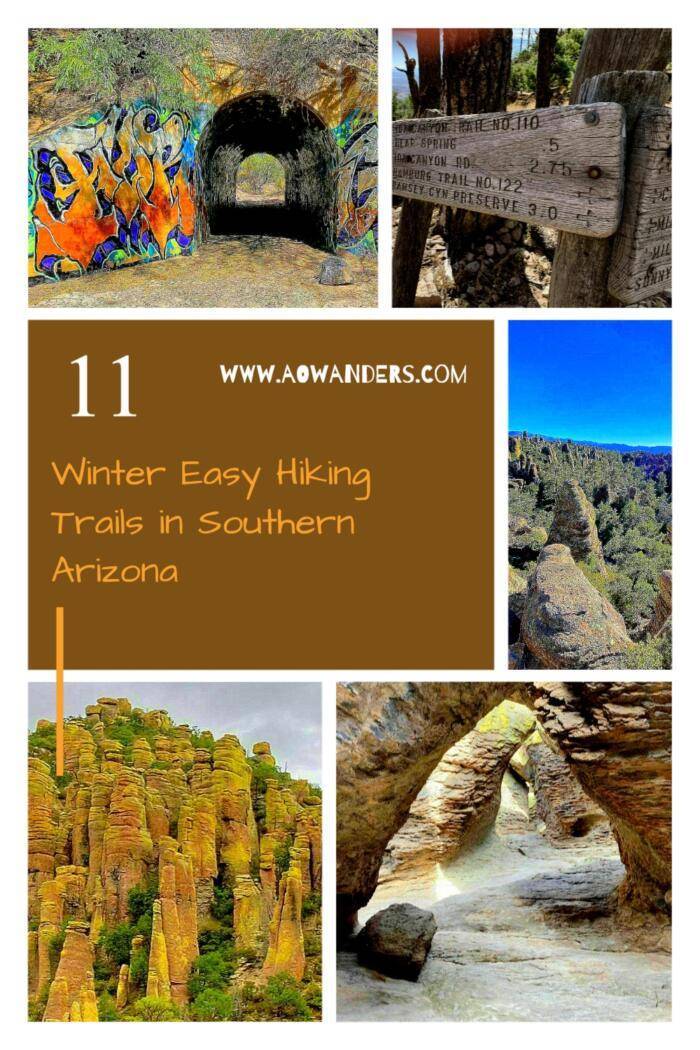 One of the easiest hikes in southern Arizona is the Silver Spur to Faraway Ranch trail.  