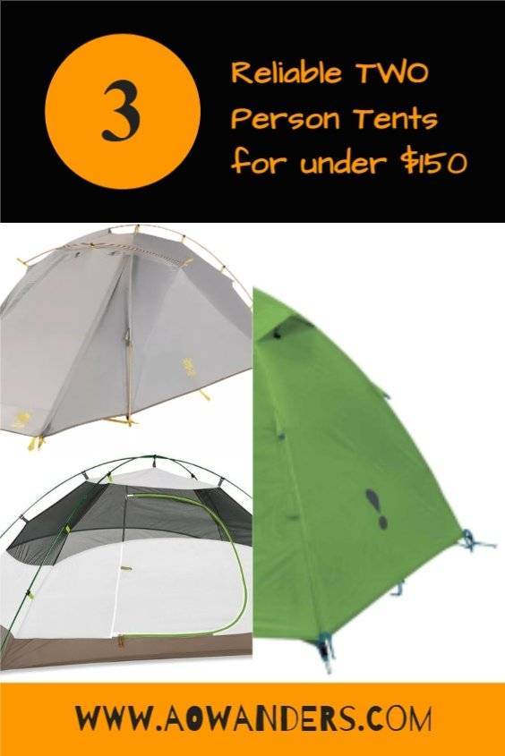 My choice of reliable two person tents for under $150 from amazon