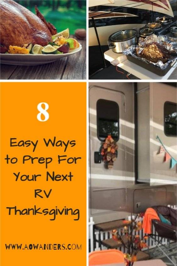 Helpful guide to planning and prepping for your next RV Thanksgiving feast.