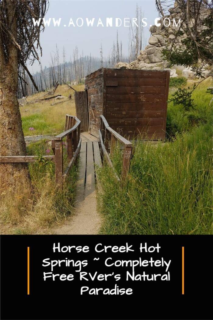 Locals guide to the rustic and free Horse Creek Hot Springs in Idaho