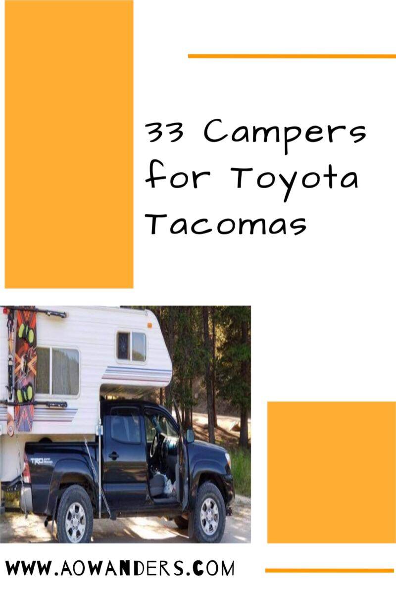 Ultra light campers for Toyota Tacomas