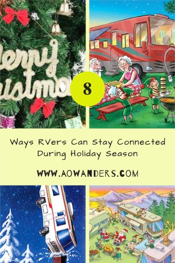 Celebrating the holidays while camping in an RV or staying at an RV Park