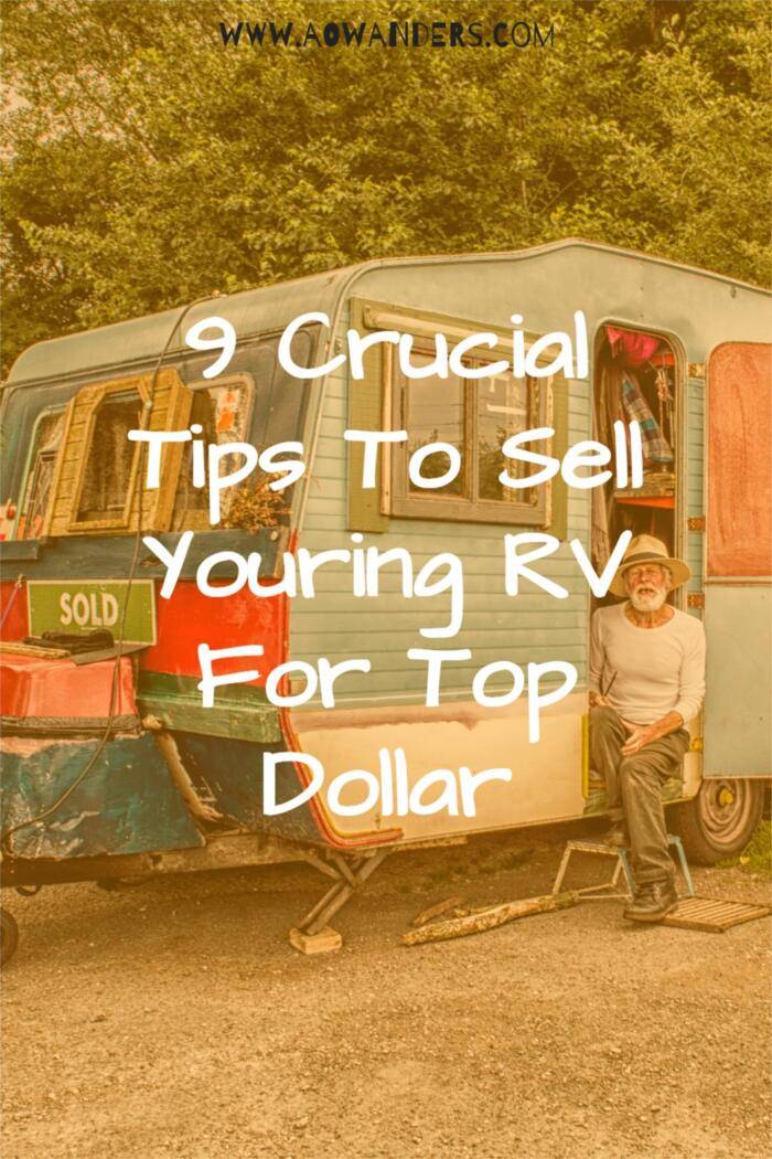 Nine Things to do before selling your RV