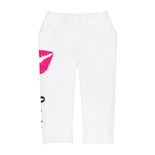 SEXY Yoga Pants with Pink Lips | Comfortable and Stretchy | Perfect for Lounging Around The Campfire or RV Outdoor Adventure RV Travel Blog AOWANDERS Travel Blog