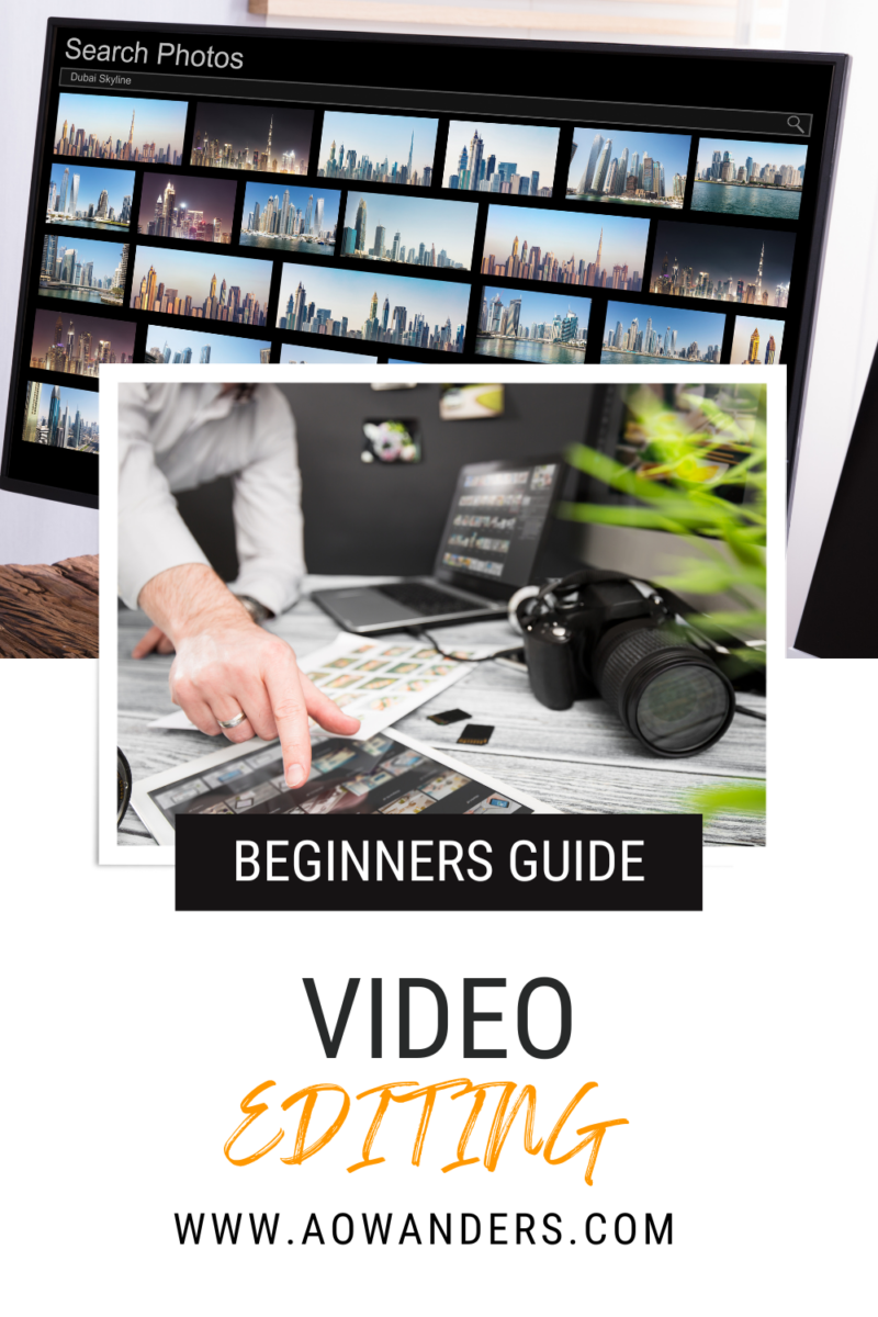Basic Video Editing Tutorial For Vlogging Beginners on How To Start Their RV Travel Videography Career